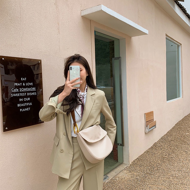 Túi Đeo Vai IELGY Chất Liệu Da Mềm Cỡ Lớn Thời Trang Cho Nữ