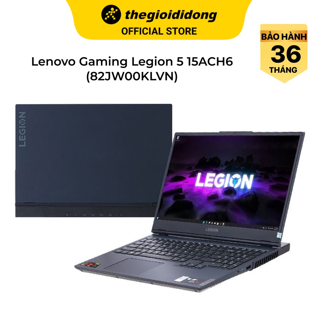 Lenovo Legion 5 15ACH6 R5 5600H/8GB/512GB/4GB RTX3050/15.6"F/165Hz/Win11//Xanh