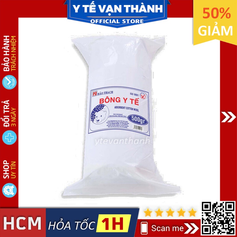 ✅ Bông Gòn Y Tế Thấm Nước- Bảo Thạch (Cây Lớn) -VT0434