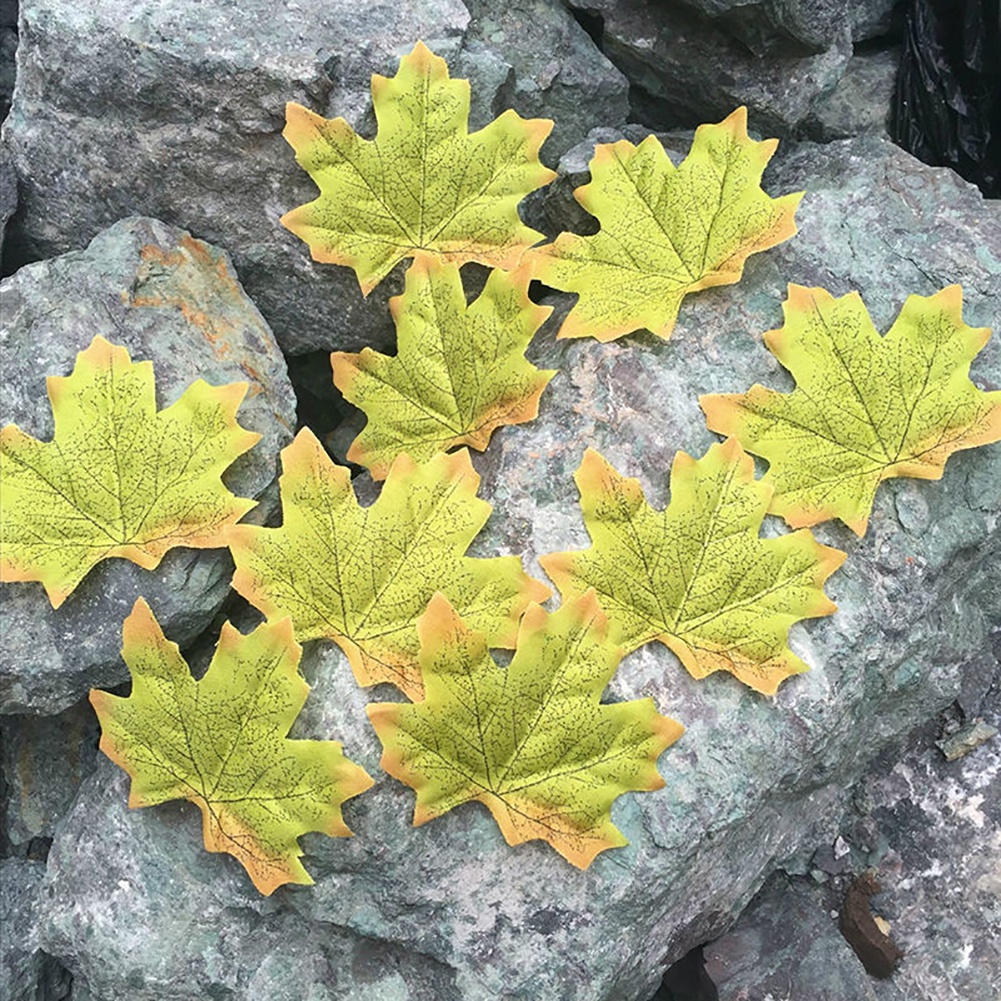 Set 50 lá phong giả trang trí tiệc cưới/làm đạo cụ chụp ảnh