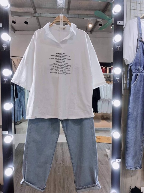 Áo polo in nhiều chữ ngực DTR0220