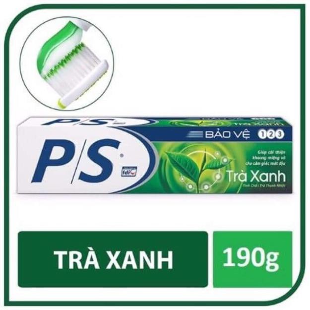 Kem Đánh Răng P/S Bảo Vệ 123 Trà Xanh (190g)