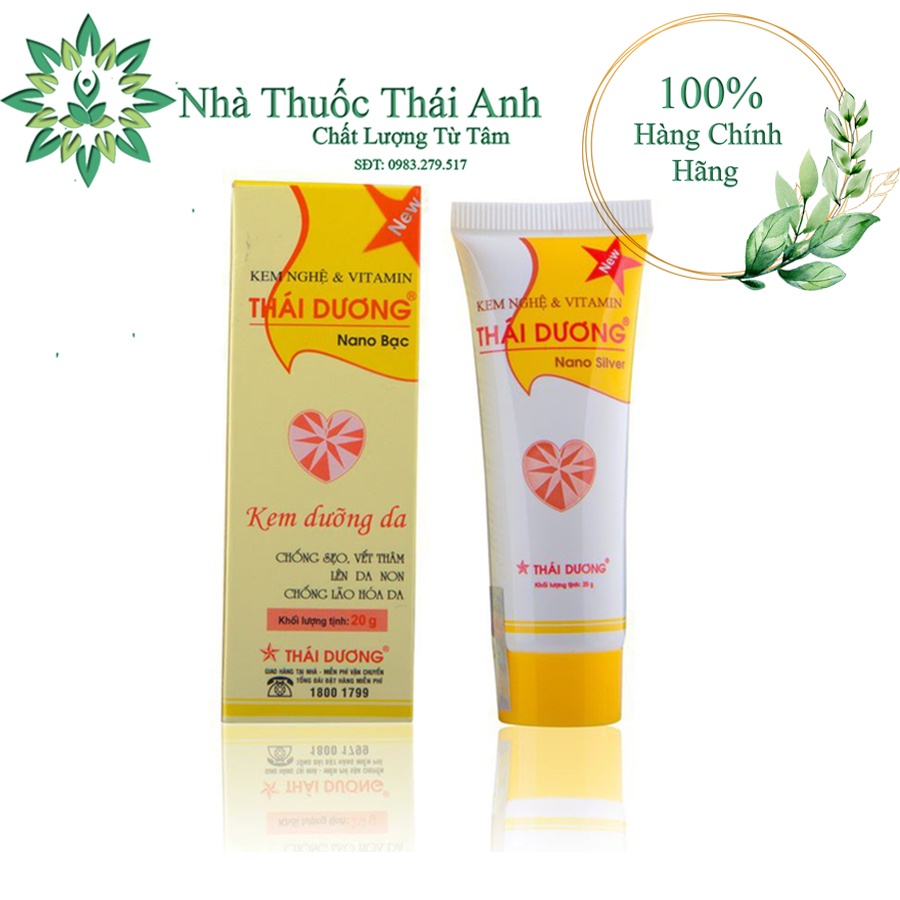 KEM NGHỆ THÁI DƯƠNG NANO BẠC 20g