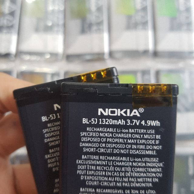 Pin Nokia BL-5J Zin Hàng Cao Cấp Cho Lumia 520/620/N900/N200/C3-00/X6/X1-01/X1-00