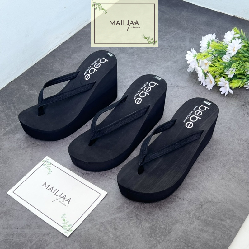 Dép kẹp xỏ ngón MAILIAA đế xốp mịn hàng loại 1 đúng chuẩn bebe (5p/7p/9p)