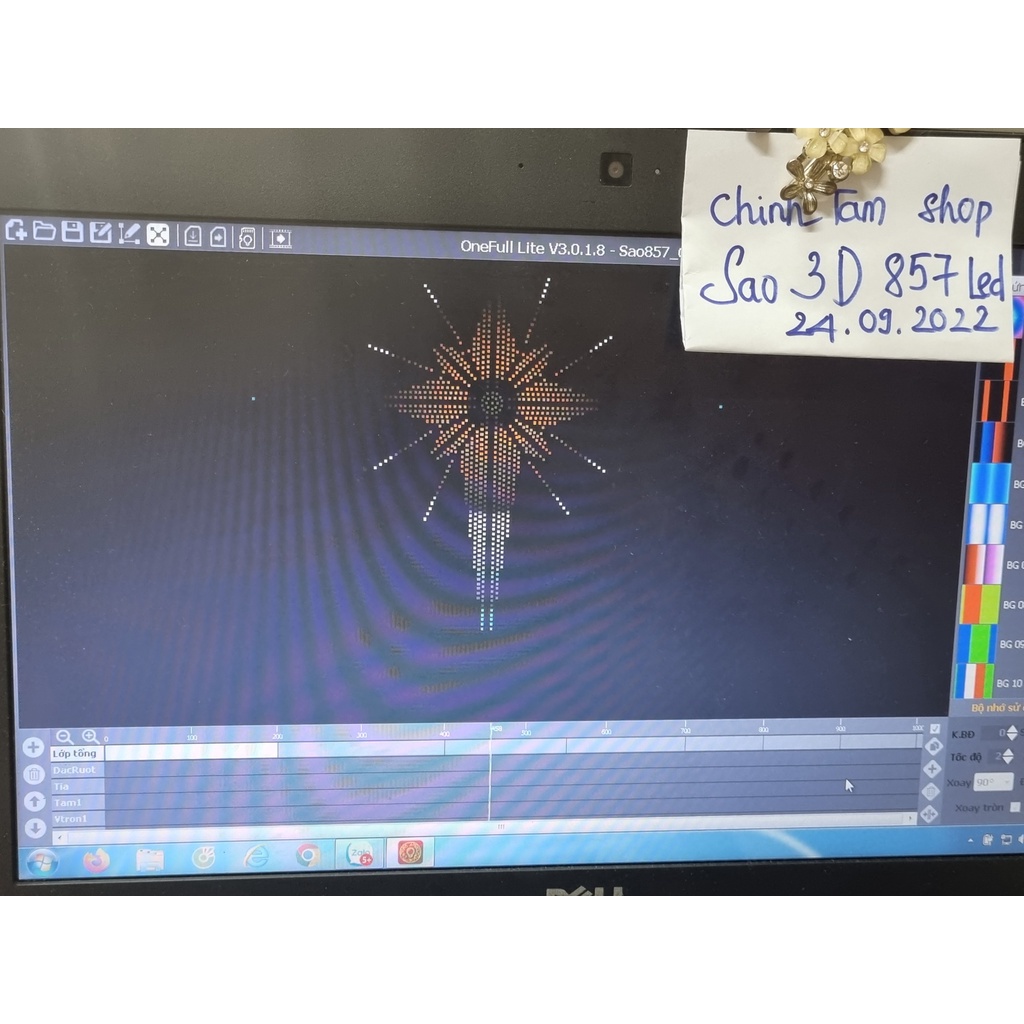 S857_Mạch Onefull Lite đã có nạp code cho ngôi sao 3D 857 led fullcolor