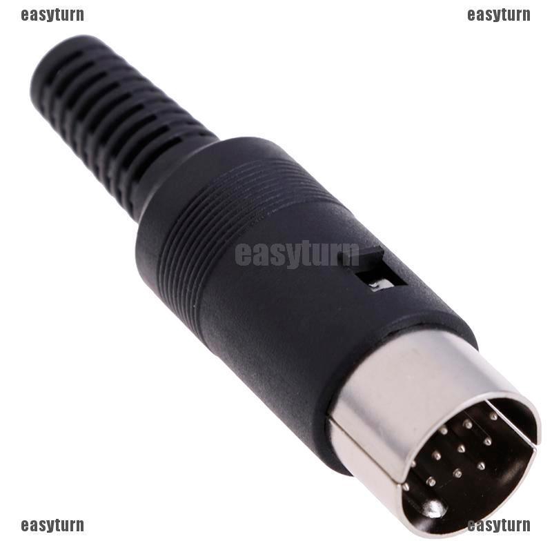 🌸ĐẦY ĐỦ 🌸Din plug 13 pin male inline audio adapter connector for atari st kenwood icom