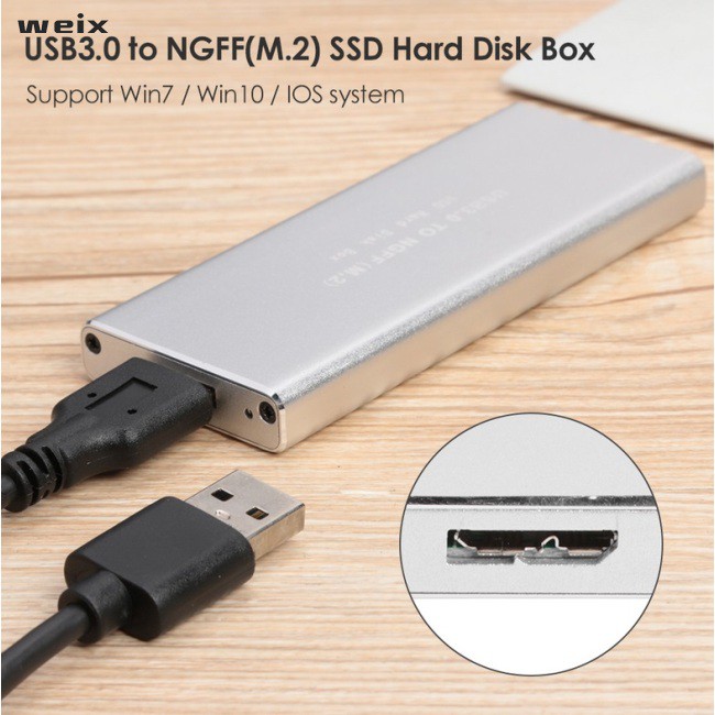 Ổ Cứng Ssd Usb 3.0 M2 Ssd Usb 3.0 Sang M.2 Ngff Ssd Hỗ Trợ Hỗ Trợ 2230 2242 2260 2280