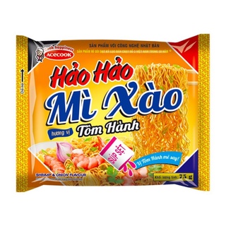 Mì xào khô Hảo Hảo tôm hành Acecook gói 75g