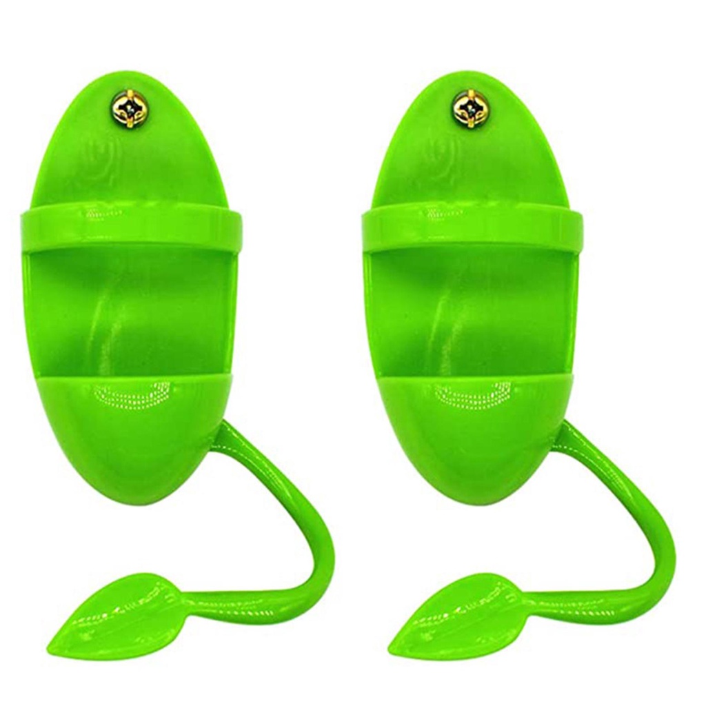 Giá Đỡ Đựng Thức Ăn / Nước Uống Bằng Nhựa Dành Cho Chim Vẹt Đứng 1