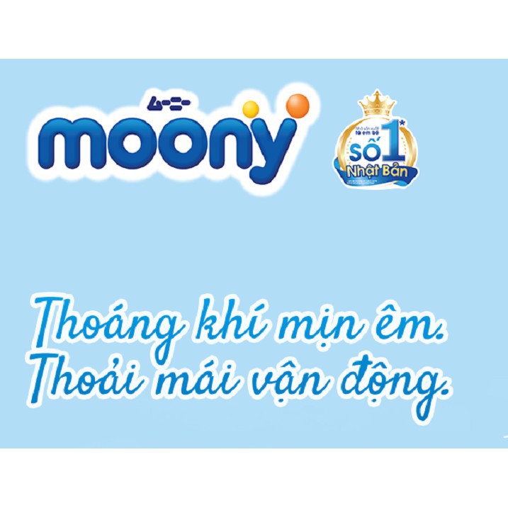 Tã quần Moony cao cấp L50/XL44 Bé Trai  - Nhập khẩu từ Nhật Bản