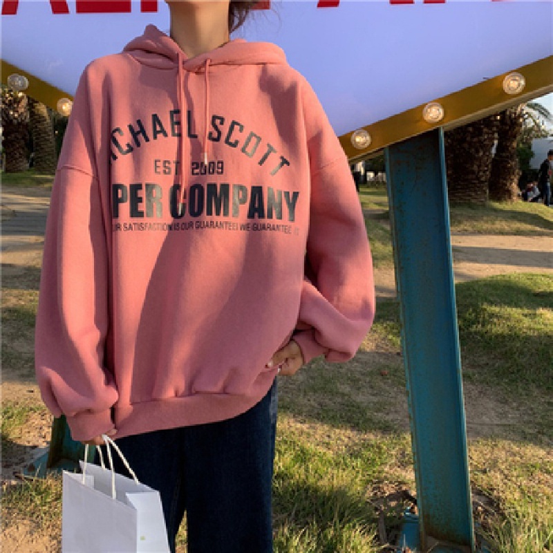 Áo Hoodie Form Rộng In Họa Tiết Thời Trang Xu Hướng Mới