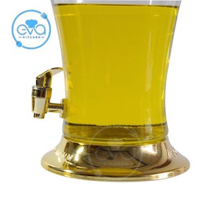 Bình Ngâm Thủy Tinh 4 Lít Có Van Dáng Củ Sâm HS4LV