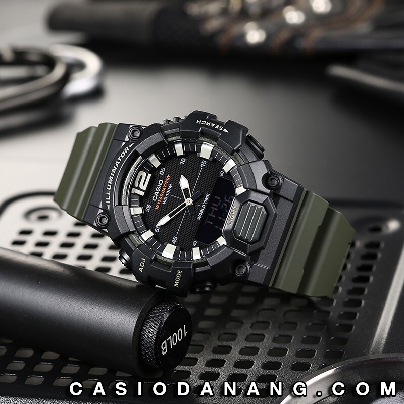Đồng hồ nam dây nhựa Casio Standard chính hãng Anh Khuê HDC-700-3AVDF (48mm)