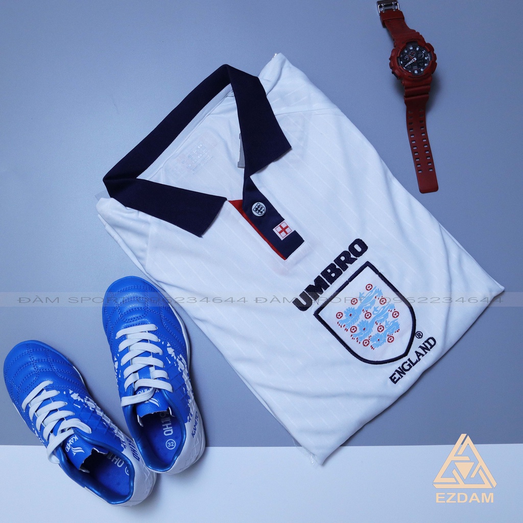 Bộ áo đá bóng đá banh đội tuyển Anh bản UMBRO CAO CẤP 2021-Áo đá bóng đẹp-Hàng thái xịn_QL-14