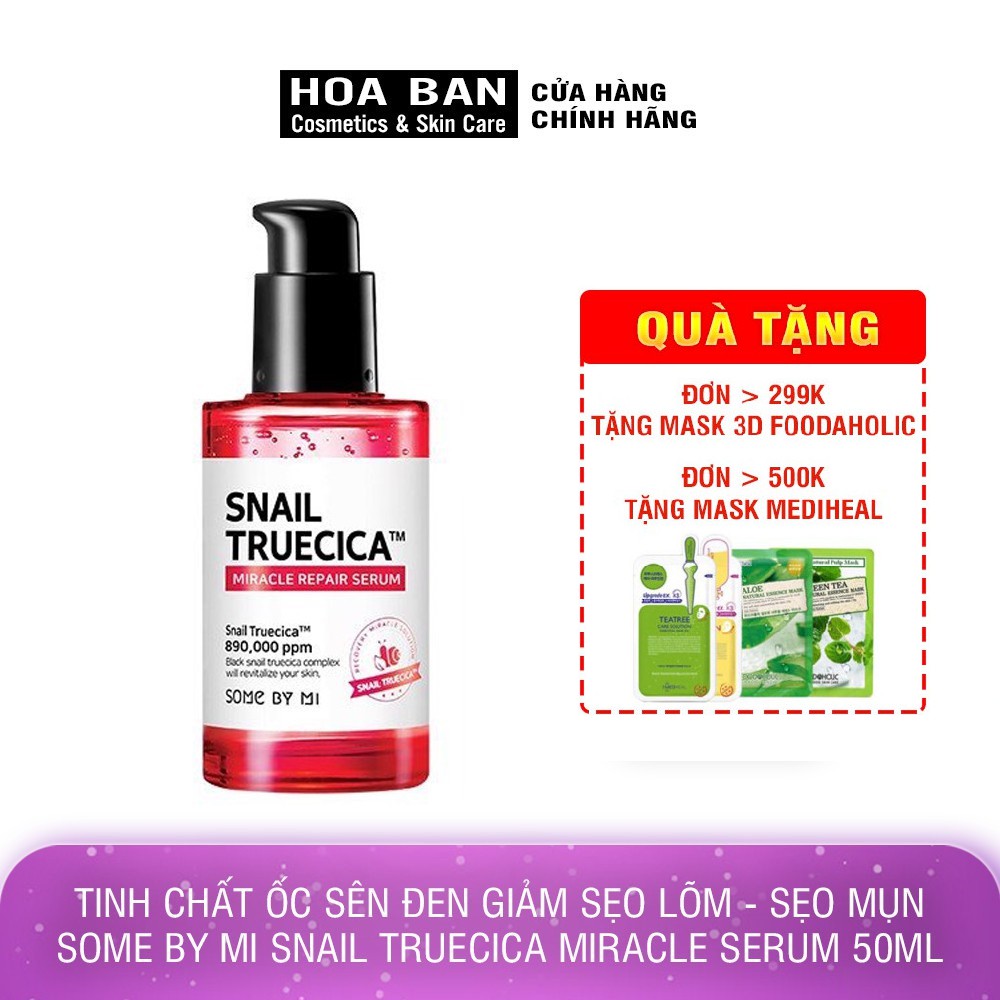 Tinh chất giảm sẹo lõm Some By Mi Snail Truecica Miracle Repair Serum 50ml - HB0051