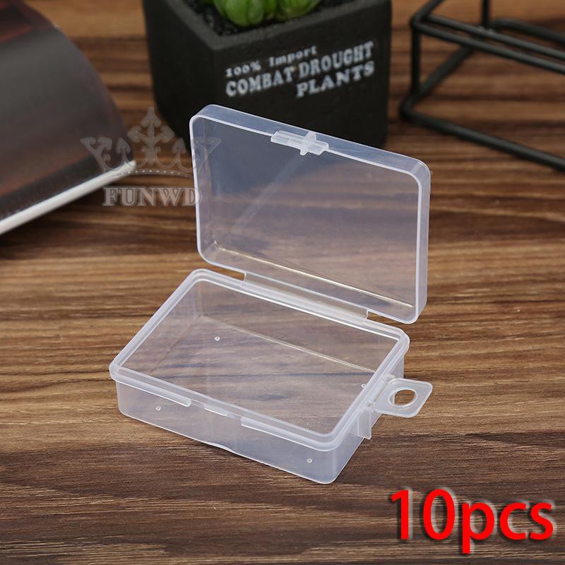 Bộ 10 Hộp Nhựa Mini Đựng Trang Sức Tiện Dụng