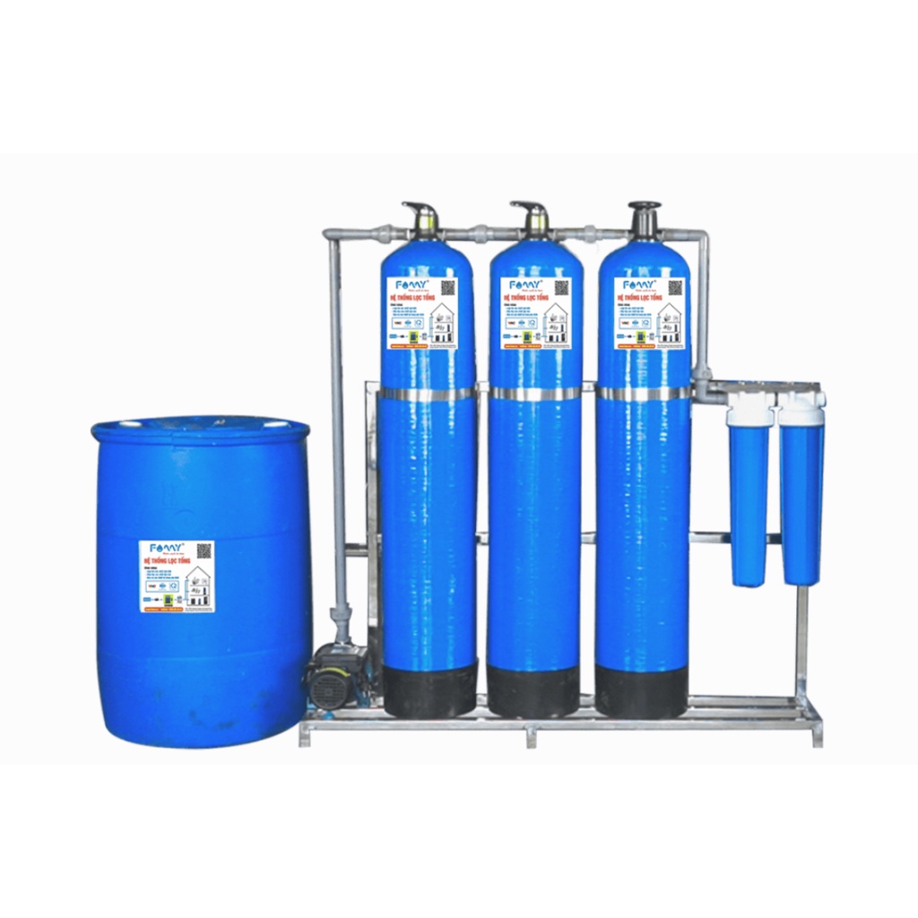 Hệ thống lọc nước giếng khoan nhiễm sắt chuyên dụng Famy GK03C hiệu quả lọc cao