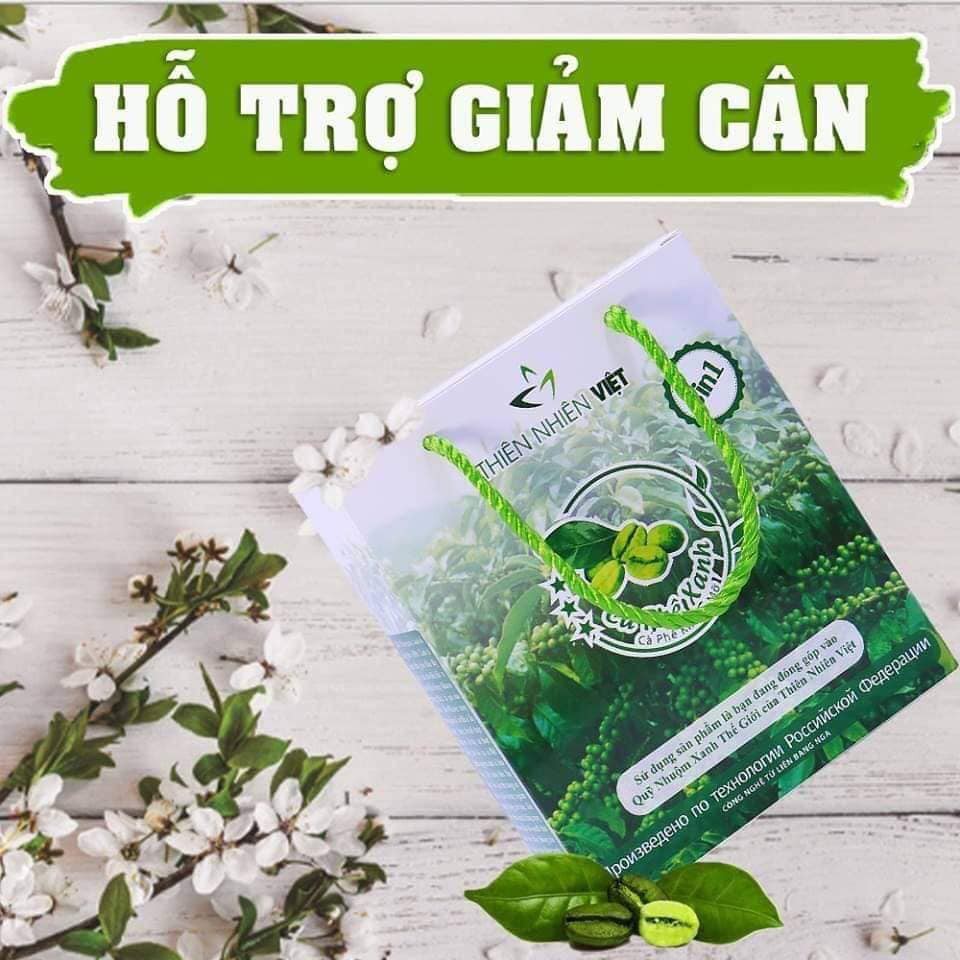 Cafe xanh giảm cân kháng mỡ