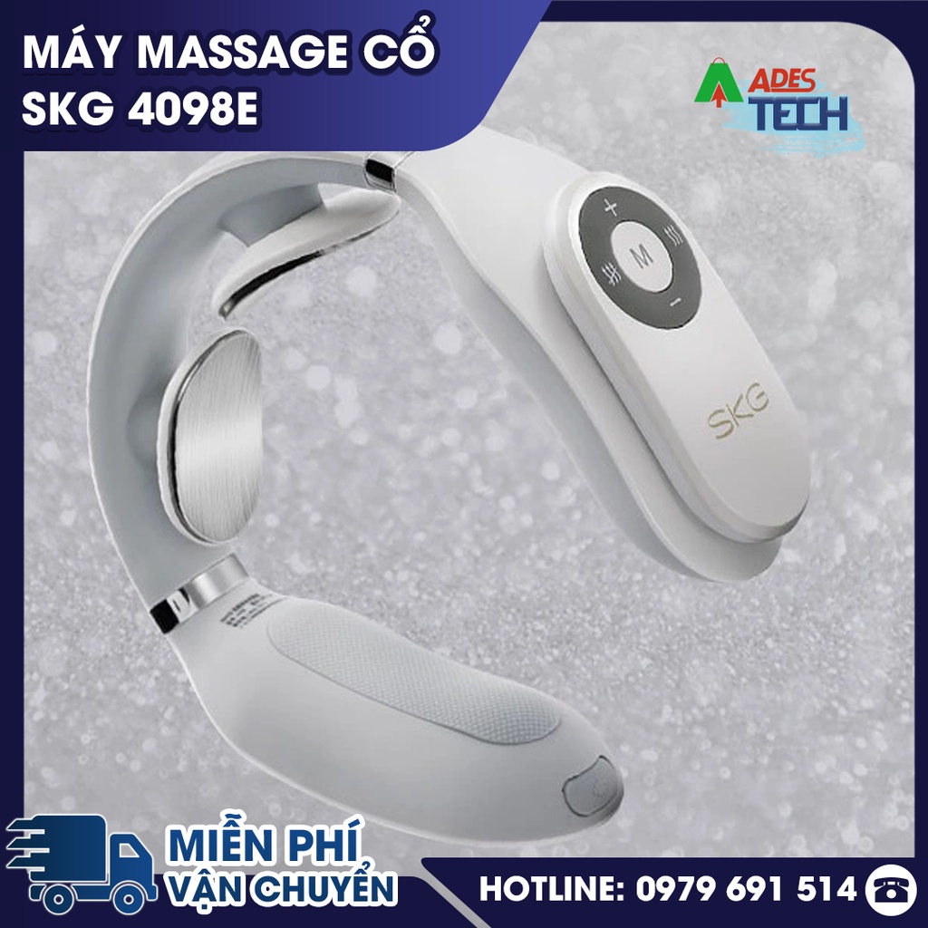 Máy massage cổ SKG 4098E - BẢO HÀNH 12 THÁNG - Công nghệ xung điện hiện đại