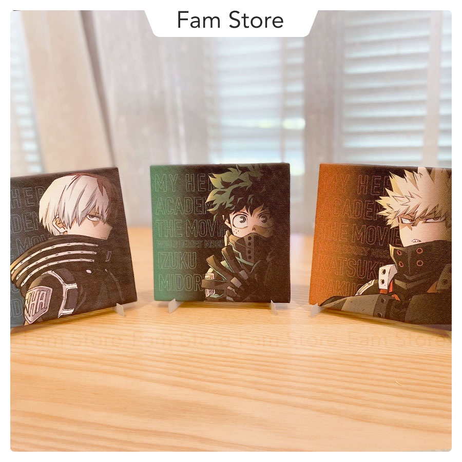 Tranh canvas - My Hero Academia World Heroes Mission Canvas Board
