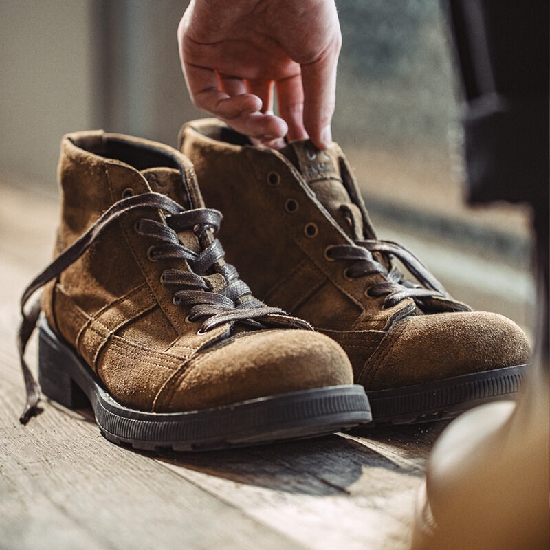 Giày bốt MADEN đi xe đạp leo núi đa năng phong cách retro Mỹ 2022 thời trang cho nam