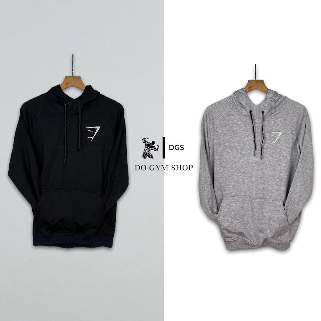 Áo khoác hoodie nam thể thao DO GYM SHOP logo thêu chắc chắn, chất vải dày dặn