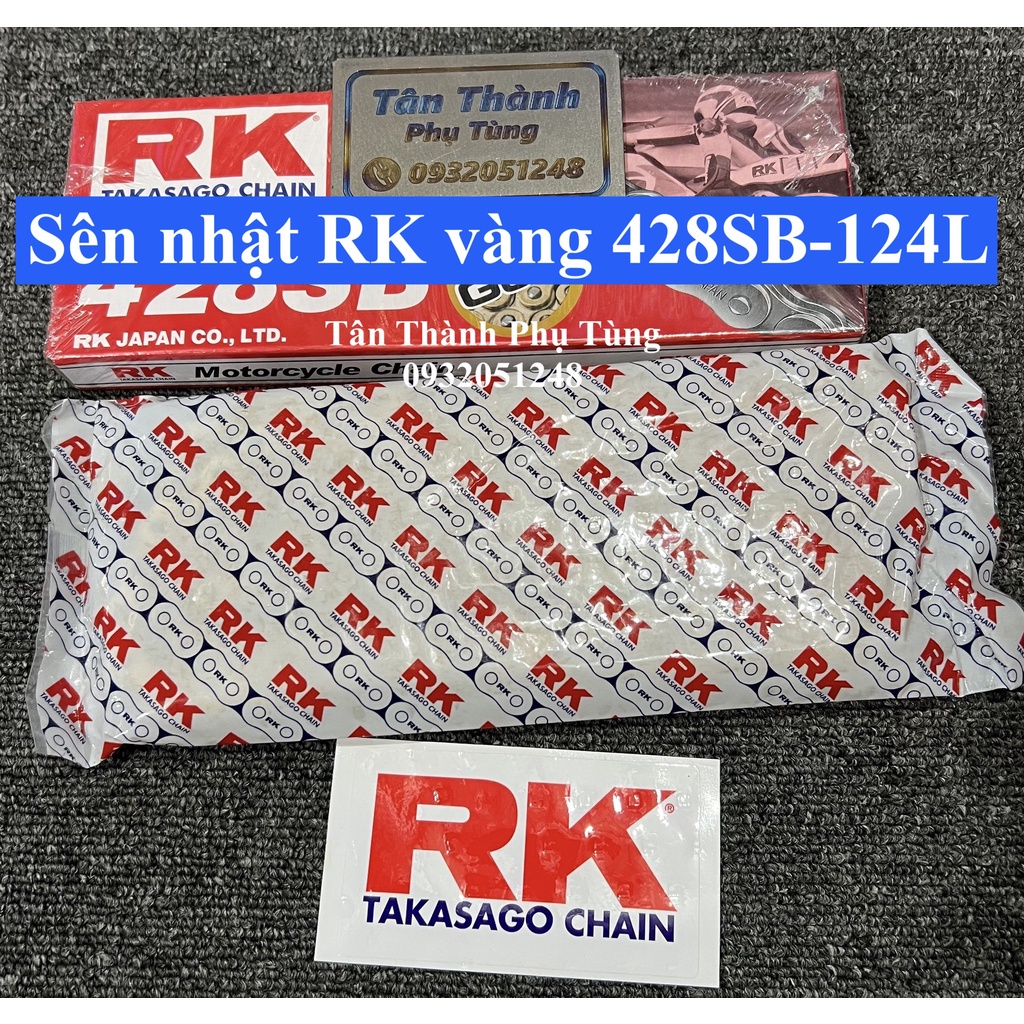 Sên Nhật RK vàng 428SB-124L chính hãng