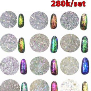 Set nhũ khổng tước 12 màu