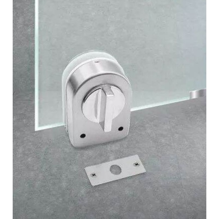 Chốt Đơn Cho cửa kính cường lực không cần khoan lỗ kính