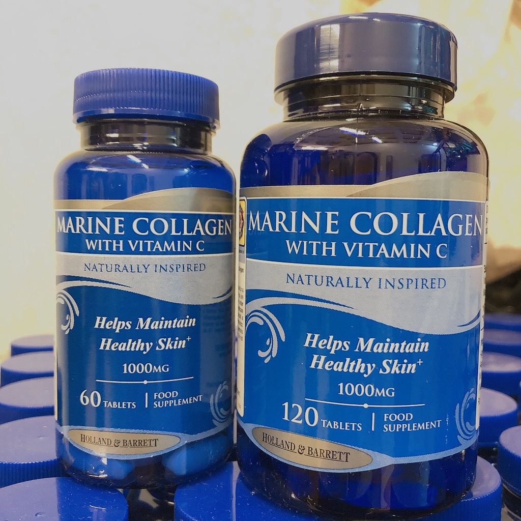 UK- VIÊN UỐNG ĐẸP DA MARINE COLLAGEN &VTM C
