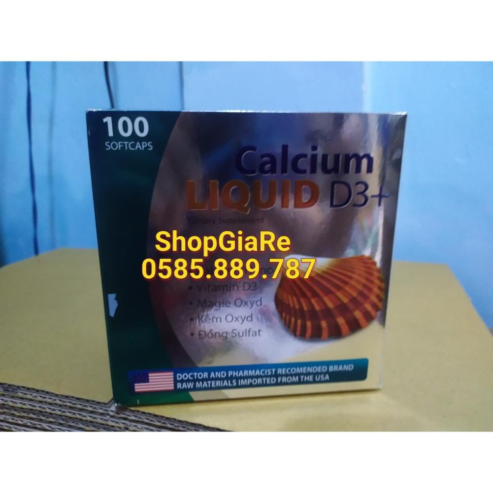 Liquid Calcium D3 bổ sung canxi Chống Còi Xương, Loãng Xương, kém phát triển,ngăn ngừa thoát hóa cho Xương chắc khỏe