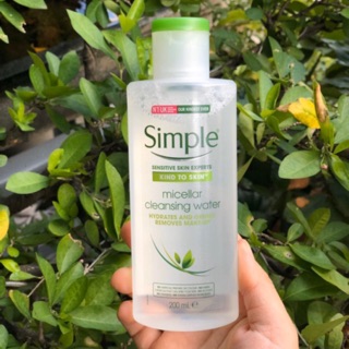 🌵Nước tẩy trang Da nhạy cảm SIMPLE Micellar Cleansing Water - Anh🌵