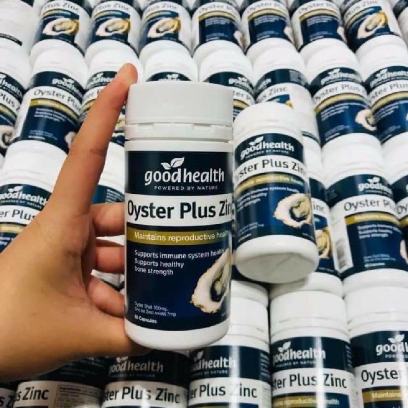 Tinh chất hàu New Zealand Good Health oyster plus,vitamin thực phẩm bổ sung, tăng cường sinh lý nam giới Úc