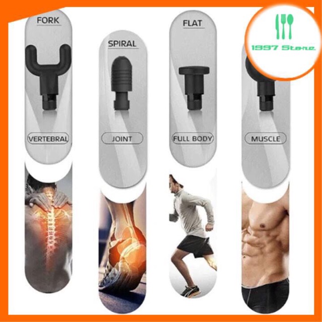 MÁY MASAGE 4 ĐẦU 7 CHẾ ĐỘ RUNG SIÊU MẠNH