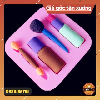 Dụng cụ làm bánh - Khuôn silicon dụng cụ trang điểm