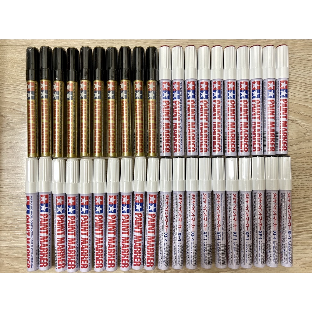 Bút sơn Gundam Tamiya Paint Marker Chính hãng Bút Tô Vẽ Màu cho mô hình X-1 XF-1 X-11 X-12 X-7 Gold Leaf Chrome Silver