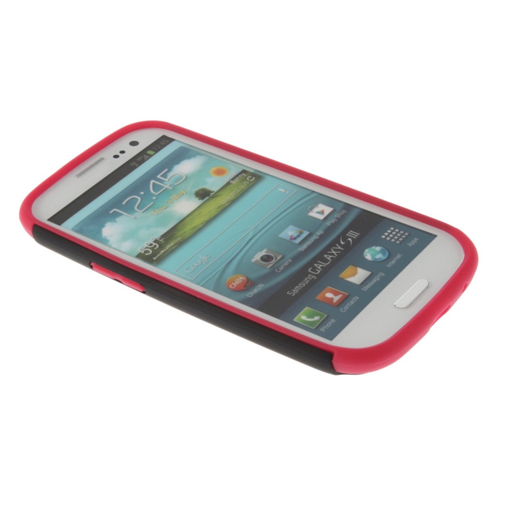 Ốp điện thoại silicon mềm có giá đỡ cho Samsung I9300 731