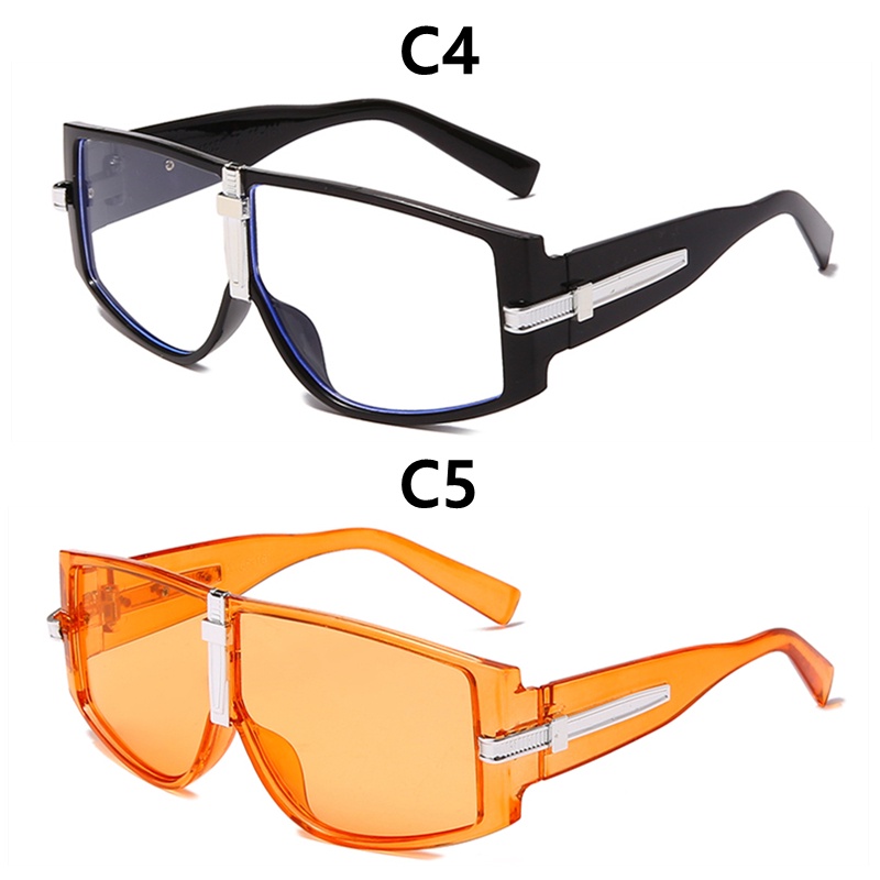 Kính mát gọng lớn chống gió thời trang retro Âu Mỹ dành cho nam và nữ