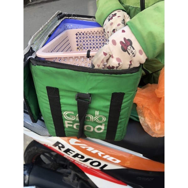 rổ định hình túi shipper grap, gojek chắc chắn