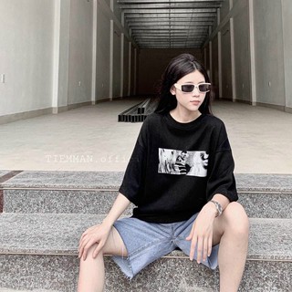 áo phông nữ in hình cổ điển basic