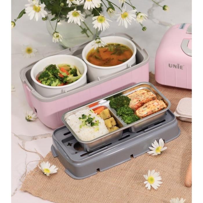 Hộp cơm cắm điện văn phòng cao cấp, nấu được đồ sống, bảo hành 6 tháng tại hãng