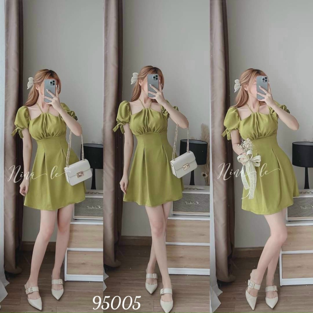 (HCM) ĐẦM XÒE TIỂU THƯ XINH XẮN TÔN DÁNG CHO CÁC NÀNG THỜI TRANG TINH TẾ HÀN QUỐC - HOT HOT KME FASHION