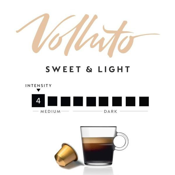 CÀ PHÊ VIÊN NÉN NESPRESSO VOLLUTO ( 10 viên/ cây) - MỨC ĐỘ ĐẬM : SỐ 4