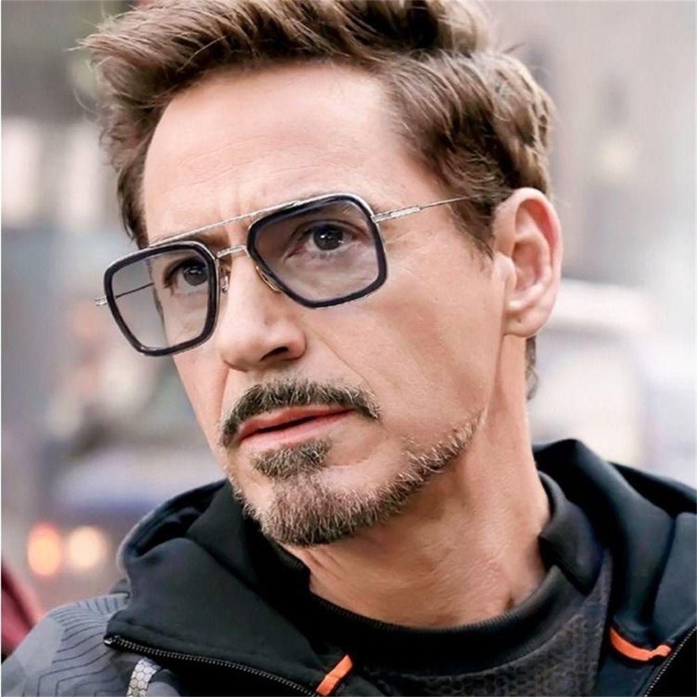 Kính Mát Tony Stark Gọng Kim Loại Phong Cách Vintage