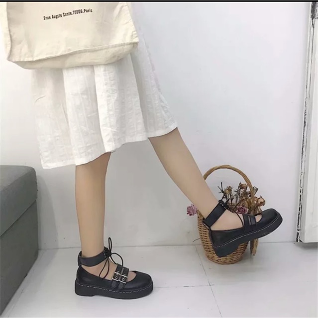 (ORDER) Giày lolita dây ngang - 2 ảnh thật cuối | BigBuy360 - bigbuy360.vn
