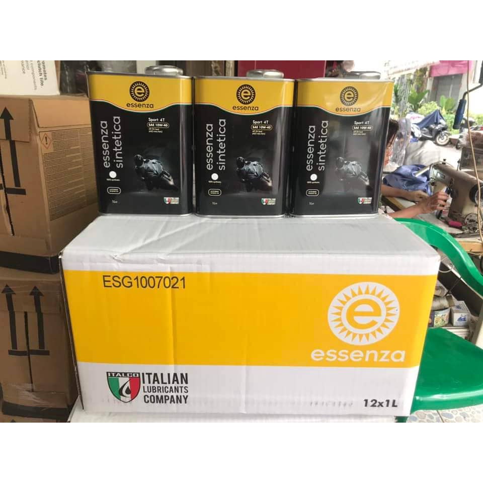 Nhớt Essenza iatalia danh cho xe ga và xe số có đủ thông số