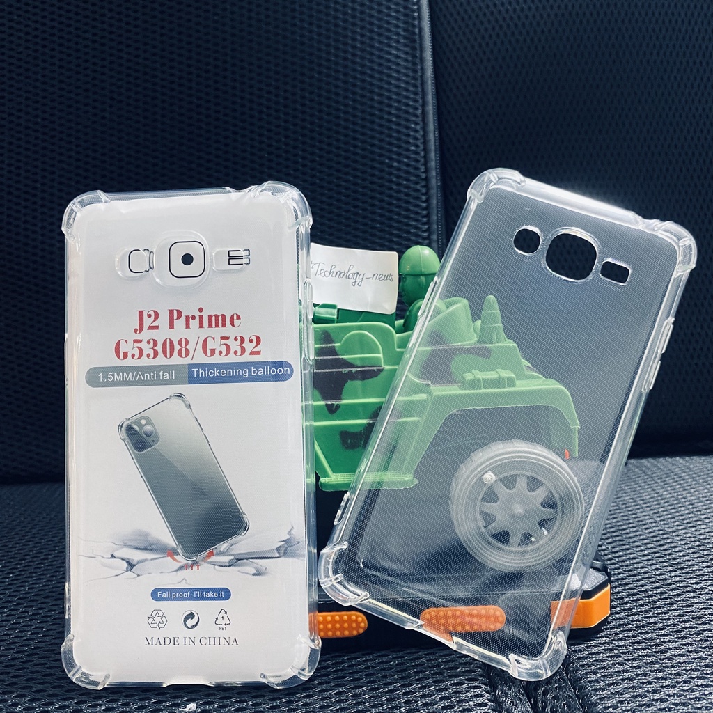 Ốp lưng chống sốc Samsung J2 Prime/ J530/ J532 trong suốt cao cấp, dày dặn, bo 4 góc