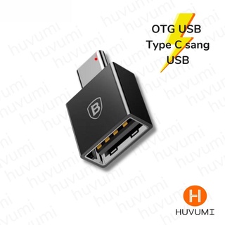 Đầu chuyển OTG USB Type C sang USB Full size (TYPE C Male to USB Female Cable Adapter Converter)
