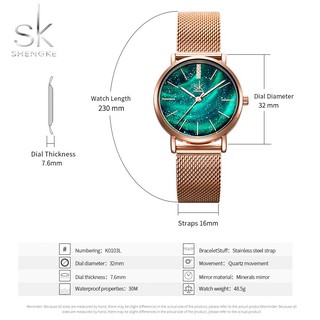 Đồng Hồ Nữ Shengke 11K0103L